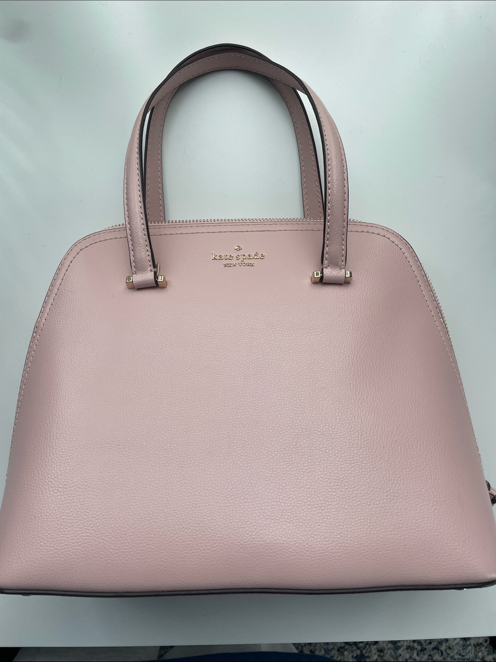 kate spade Pink Blush Dome Satchel purse handbag
